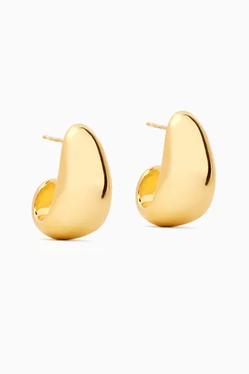 Dolcezza Hoop Earrings in 14kt Gold-plated Sterling Silver