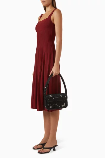 حقيبة كتف تومي ستاري نايت مطرزة بخرز