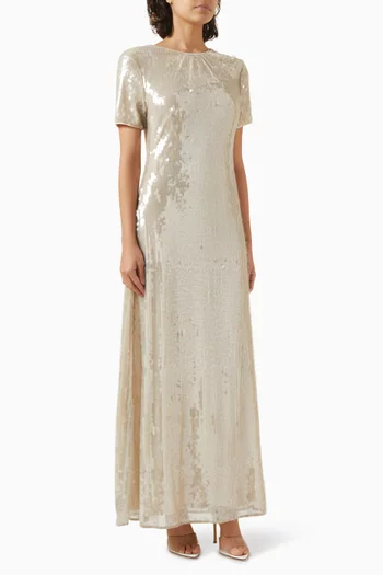 Safi Sequin-embellished Maxi Dress