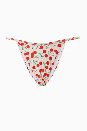 Cherry Perfect-fit Bikini Briefs