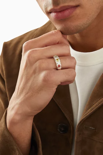 Window Box Ring in Sterling Silver