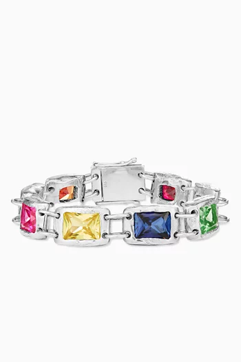 Rose Bracelet in Sterling Silver