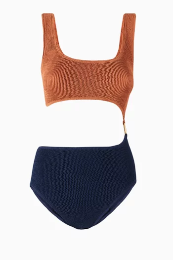 Aquatic Maillot One-piece Swimsuit in Stretch Nylon