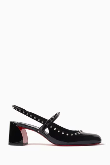 Jane Spikes 55 Pumps in Patent Leather