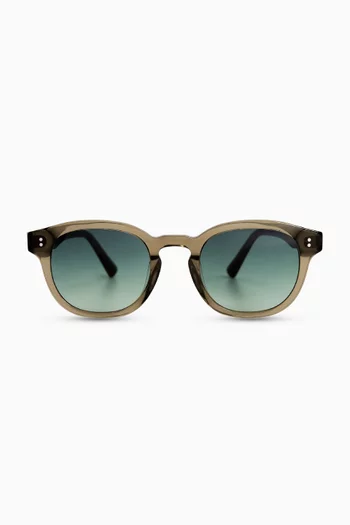 Bille Round Sunglasses in Acetate