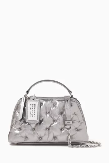 Glam Slam Trapezoid Shoulder Bag in Nappa