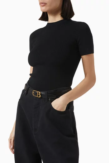 Classic B Belt in Arena Calfskin