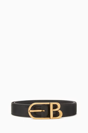 Classic B Belt in Arena Calfskin