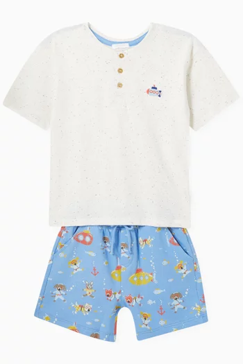 Submarine Co-ord Set in Organic Cotton
