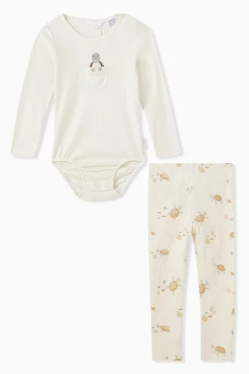 Turtle Co-ord Set in Organic Cotton