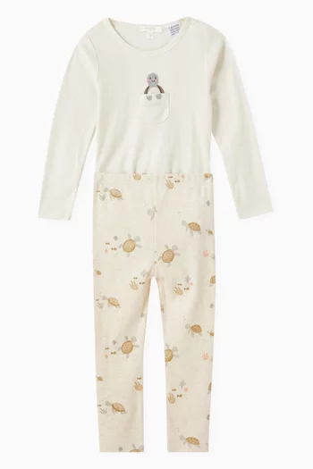 Turtle Co-ord Set in Organic Cotton