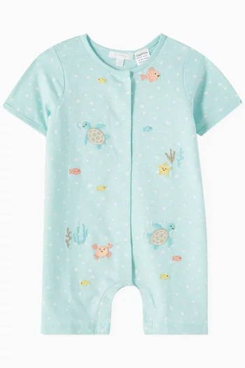 Under The Sea Growsuit in Organic Cotton