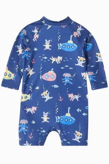 Submarine Long-sleeve Swimsuit