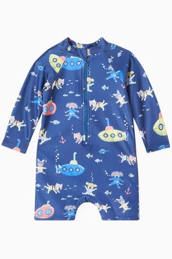 Submarine Long-sleeve Swimsuit