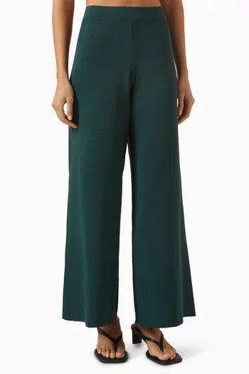 Wide-leg Pants in Knit