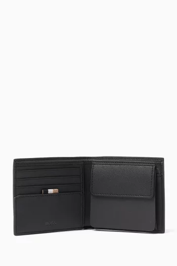 Zair Bi-fold Wallet in Leather