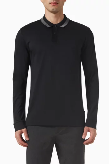 Pleins 199 Polo Shirt in Mercerised-cotton
