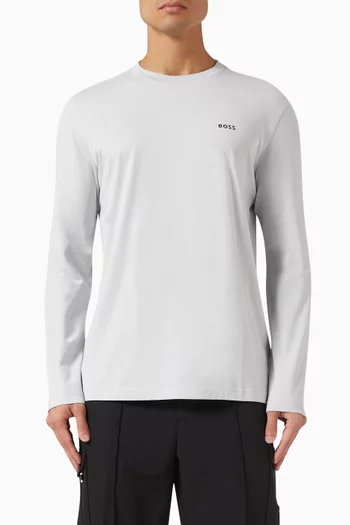 Logo Long-sleeve T-shirt in Cotton-jersey