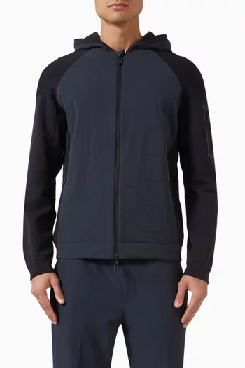Desert Zip Hoodie Jacket in Nylon