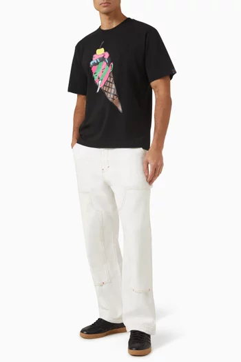 Cone Man T-shirt in Cotton