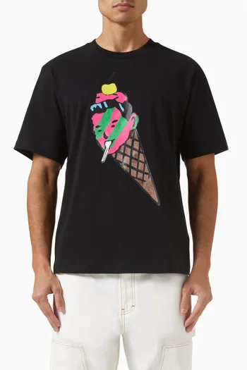 Cone Man T-shirt in Cotton