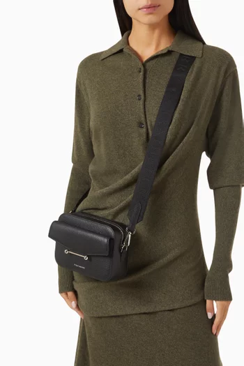 Mosaic Camera Bag in Grained Calfskin