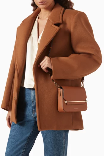 Ace Mini Crossbody Bag in Grained Leather