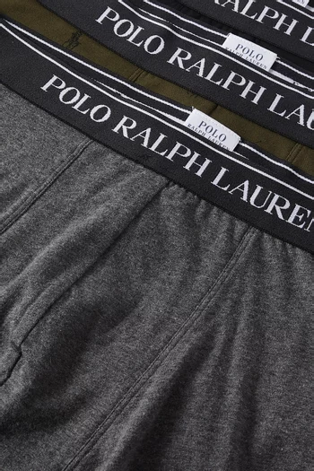Classic Boxer Briefs in Stretch Cotton, Set of 3