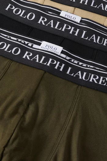 Classic Boxer Briefs in Stretch Cotton, Set of 3