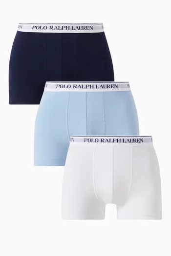 Classic Boxer Briefs in Stretch Cotton, Set of 3