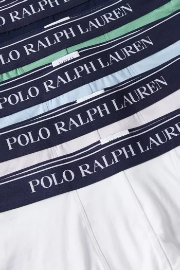 Classic Boxer Briefs in Stretch Cotton, Set of 5