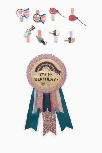 Birthday Badge & Hairband Set