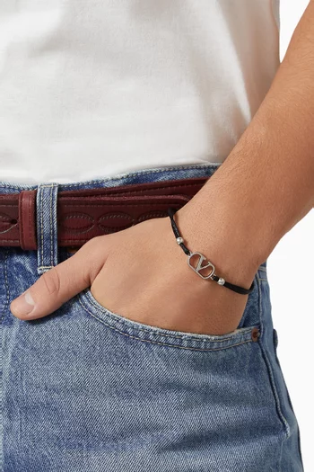 VLogo Signature Bracelet in Cotton