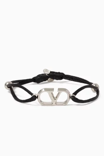 VLogo Signature Bracelet in Cotton
