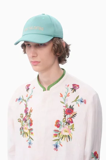 كاب بيسبول بشعار Chez Valentino قطن