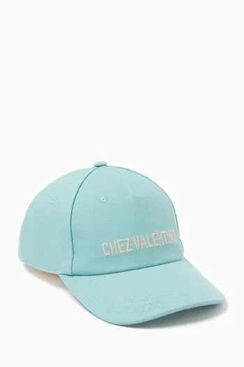 كاب بيسبول بشعار Chez Valentino قطن