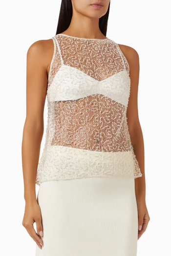 Demi Beaded Top