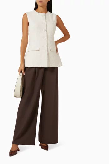 Bailey Top in Tweed
