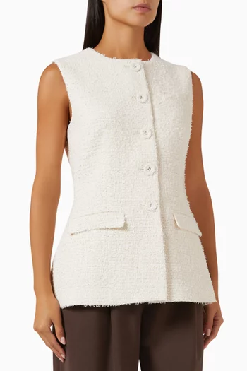 Bailey Top in Tweed