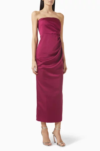 Eliza Gathered Maxi Dress