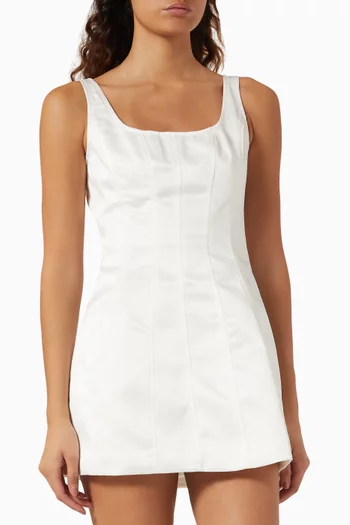 Josephine Mini Dress in Satin