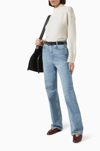 Cai Straight-fit Jeans in Denim