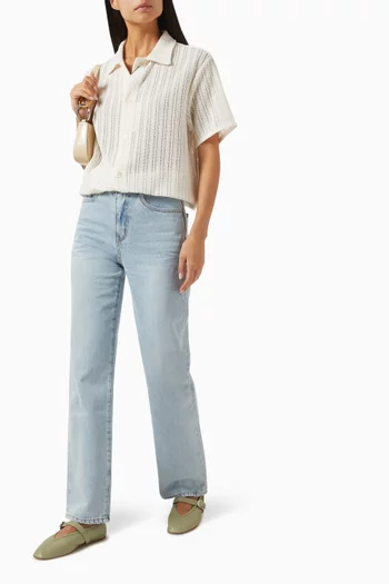 Unisex Classic Shirt in Crochet