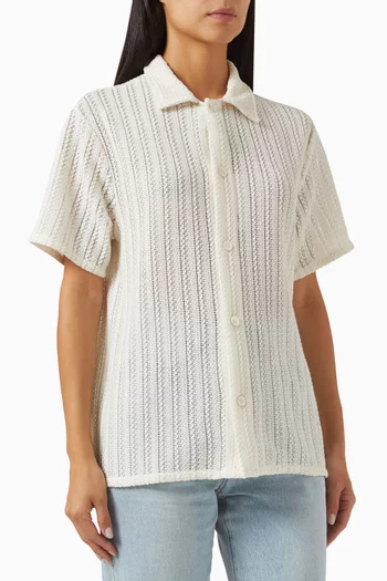 Unisex Classic Shirt in Crochet