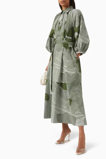Hillary Printed Dress
