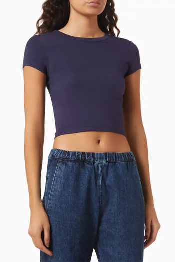 Supima Baby T-shirt in Rib-cotton