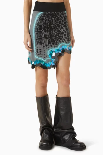 Casey Wavy Mini Skirt
