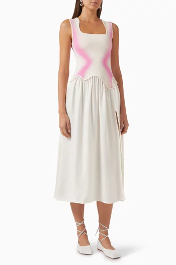 Nagini Mixed Media Dress