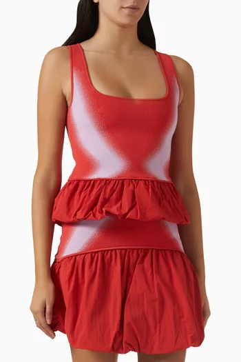 Lily Mixed Media Tank Top