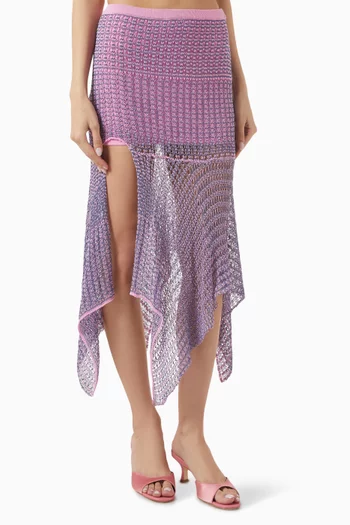 Picea Crochet Midi Skirt